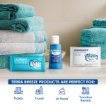 Deterjen Cuci dan Sabun Cuci Piring Perjalanan | Terra Breeze 1-Shoppe Amenities Kit | Sabun Piring dan Sabun Cuci | 180 Buah